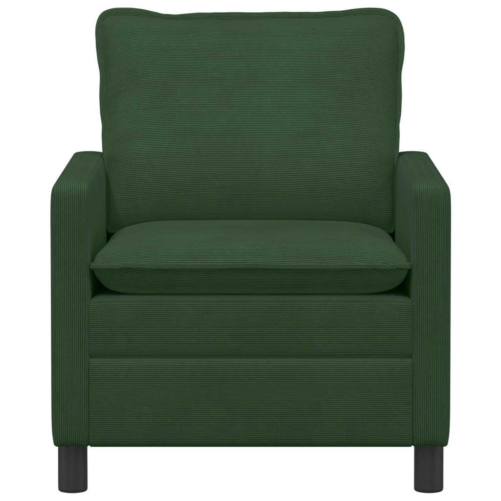 vidaXL Sofa Zielony dżungli 76 x 81 x 87,5 cm tkanina
