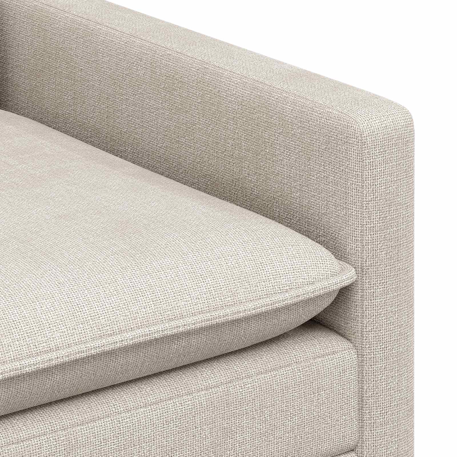 vidaXL Sofa kremowy 76 x 81 x 87,5 cm Poliester