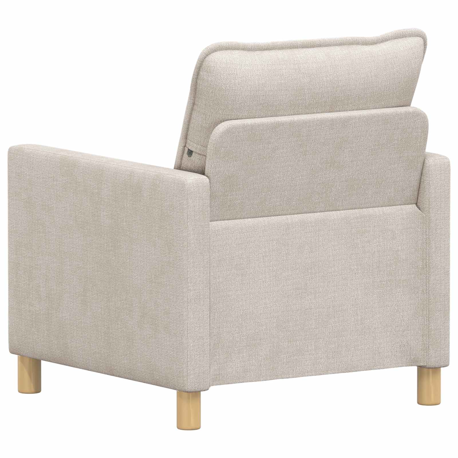 vidaXL Sofa kremowy 76 x 81 x 87,5 cm Poliester