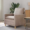 vidaXL Sofa Beżowy 76 x 81 x 87,5 cm Poliester