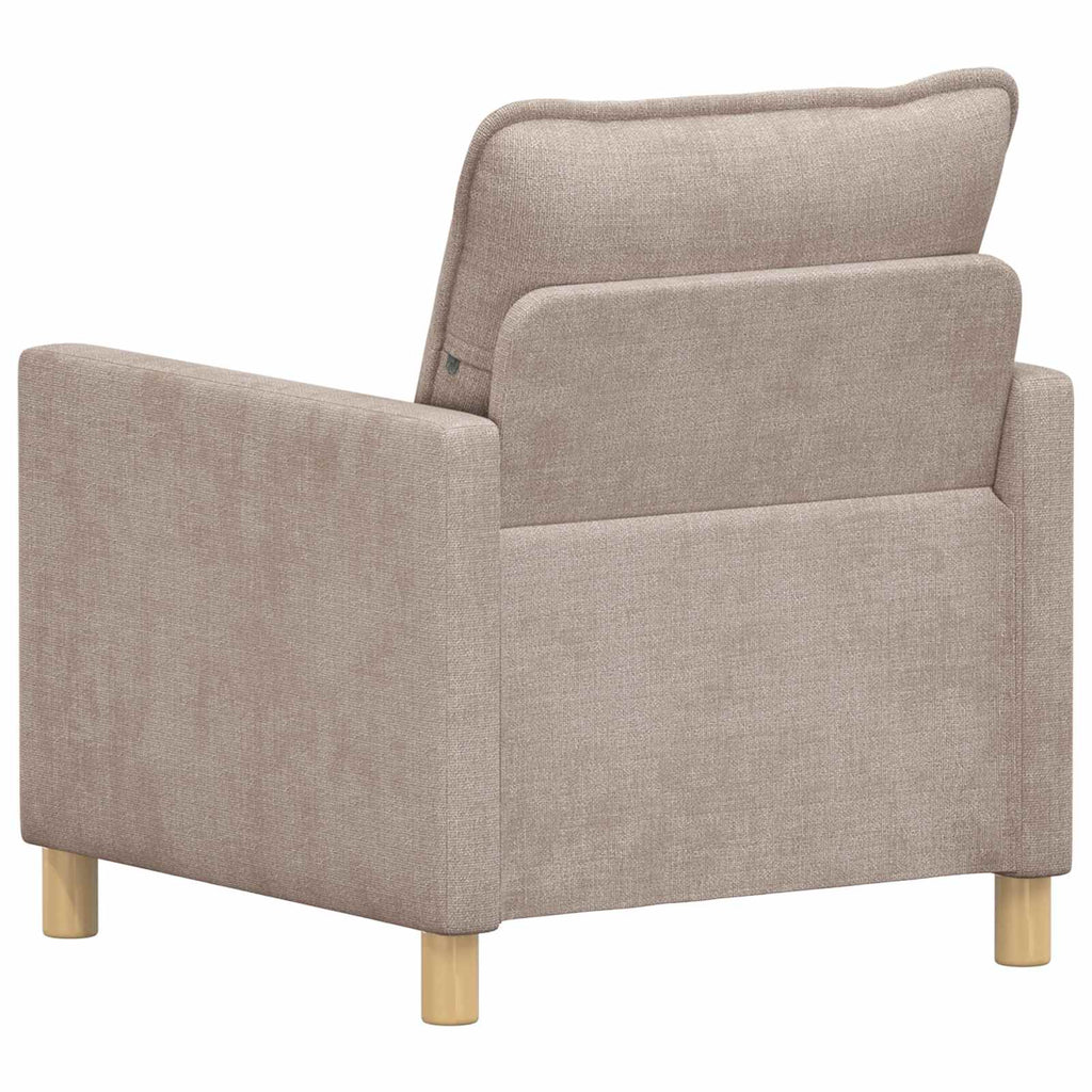 vidaXL Sofa Beżowy 76 x 81 x 87,5 cm Poliester