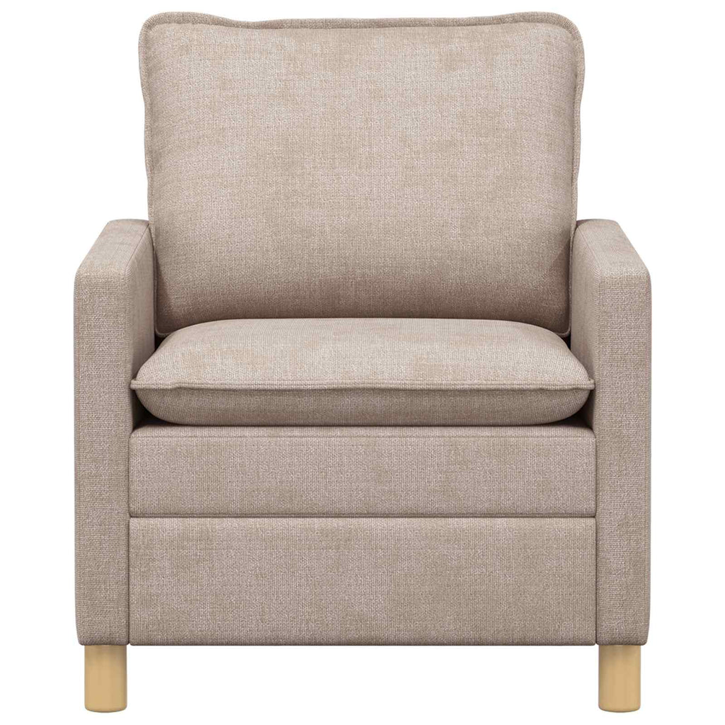 vidaXL Sofa Beżowy 76 x 81 x 87,5 cm Poliester
