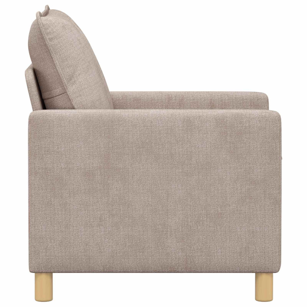 vidaXL Sofa Beżowy 76 x 81 x 87,5 cm Poliester