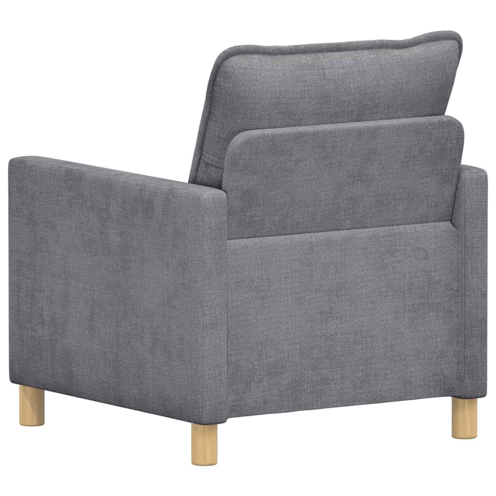 vidaXL Sofa jasnoszary 76 x 81 x 87,5 cm Poliester