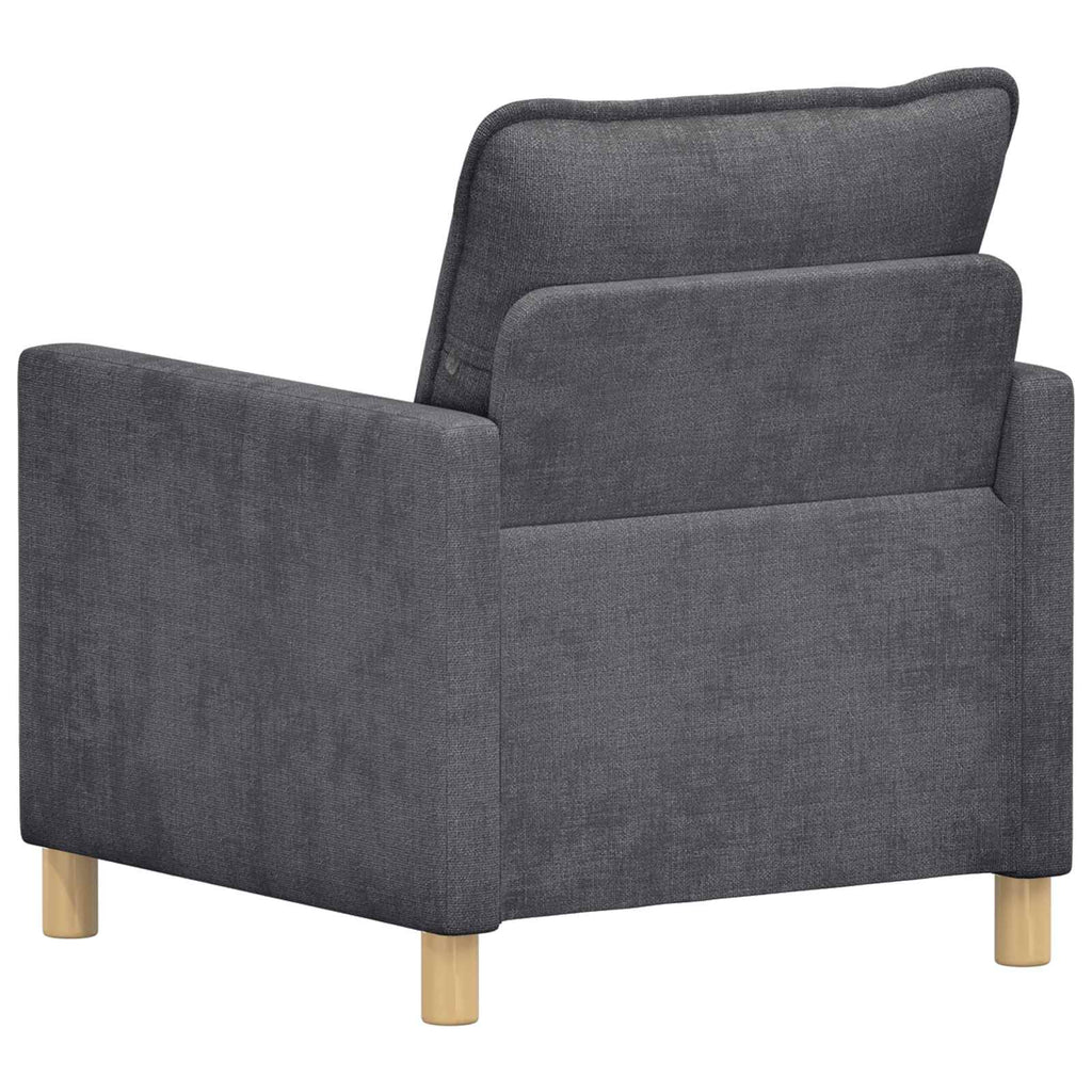 vidaXL Sofa ciemnoszary 76 x 81 x 87,5 cm Poliester