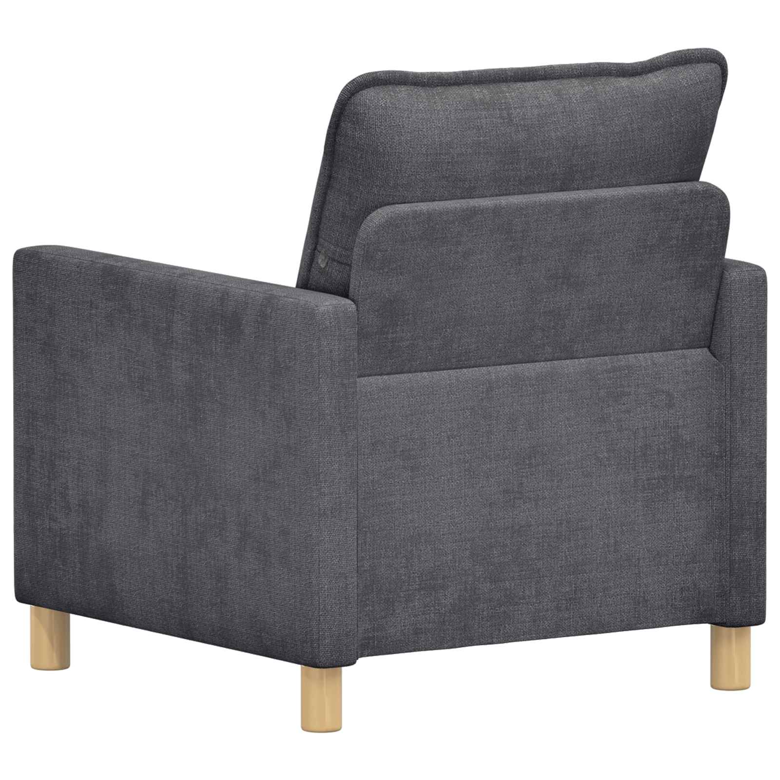 vidaXL Sofa ciemnoszary 76 x 81 x 87,5 cm Poliester