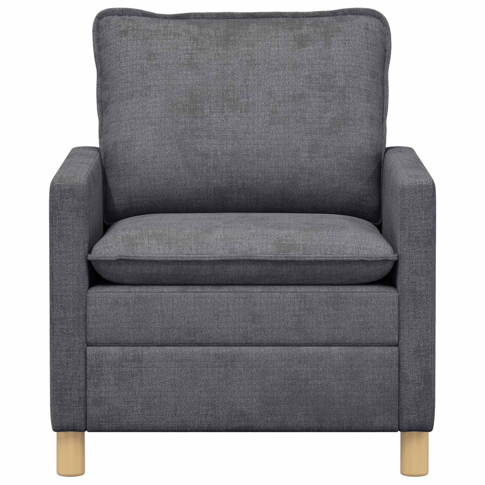 vidaXL Sofa ciemnoszary 76 x 81 x 87,5 cm Poliester