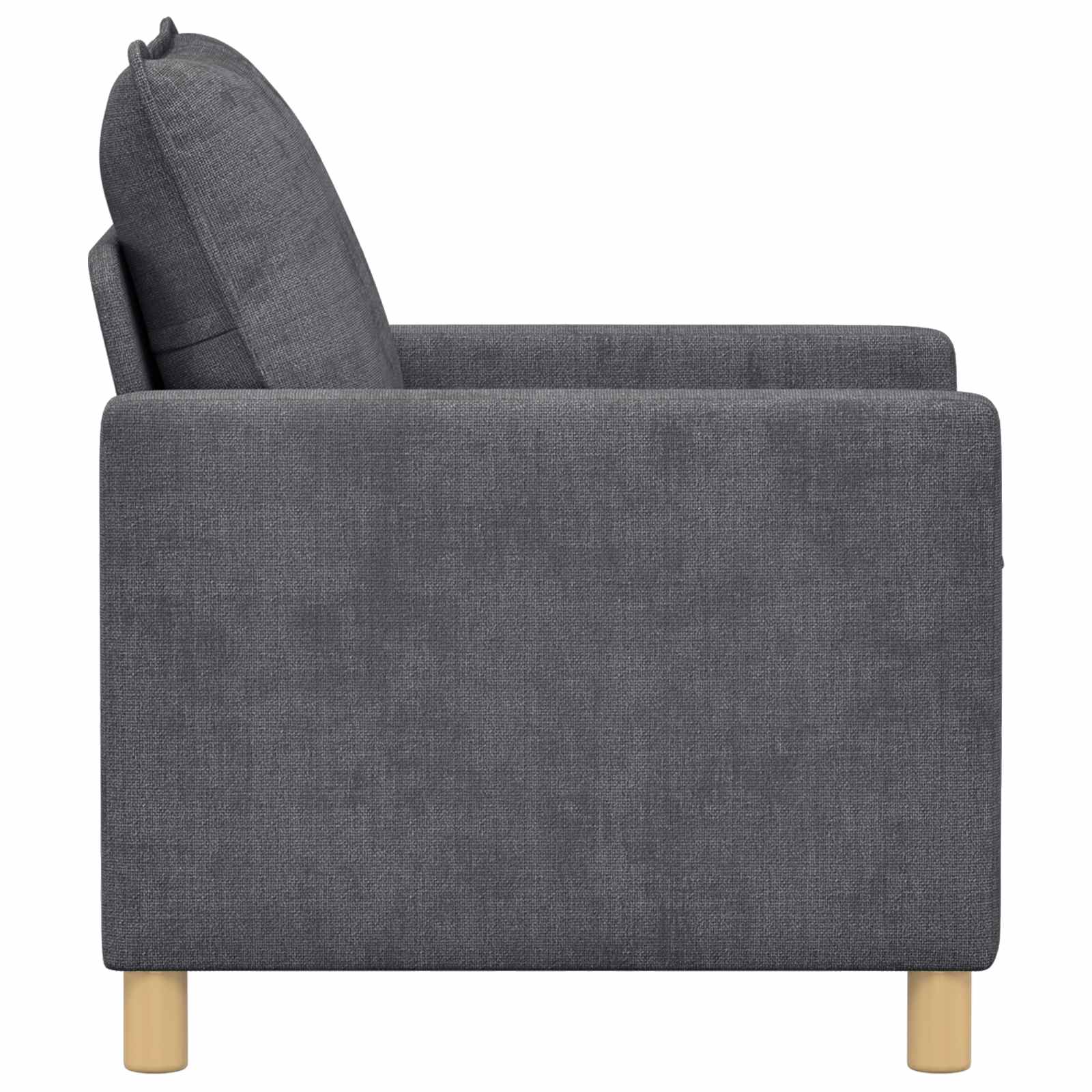 vidaXL Sofa ciemnoszary 76 x 81 x 87,5 cm Poliester