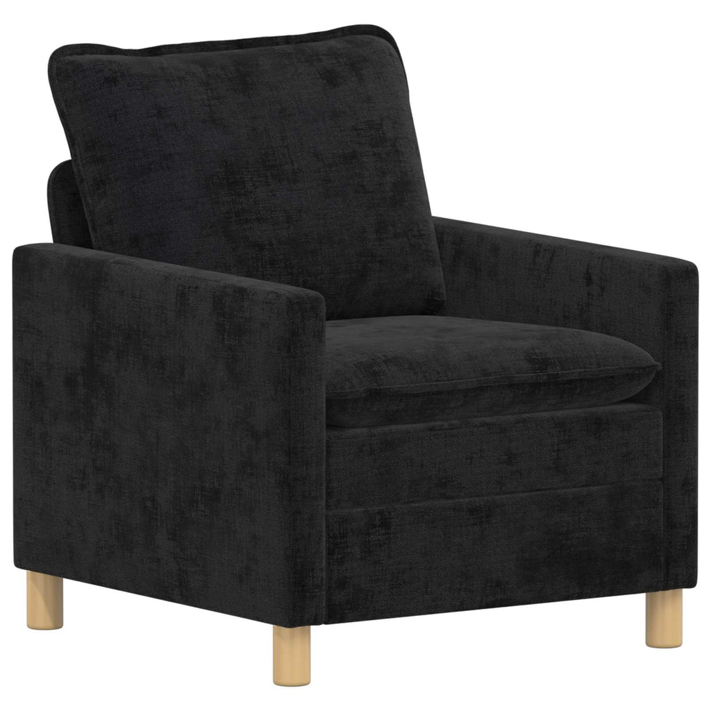 vidaXL Sofa Czarny 76 x 81 x 87,5 cm Poliester