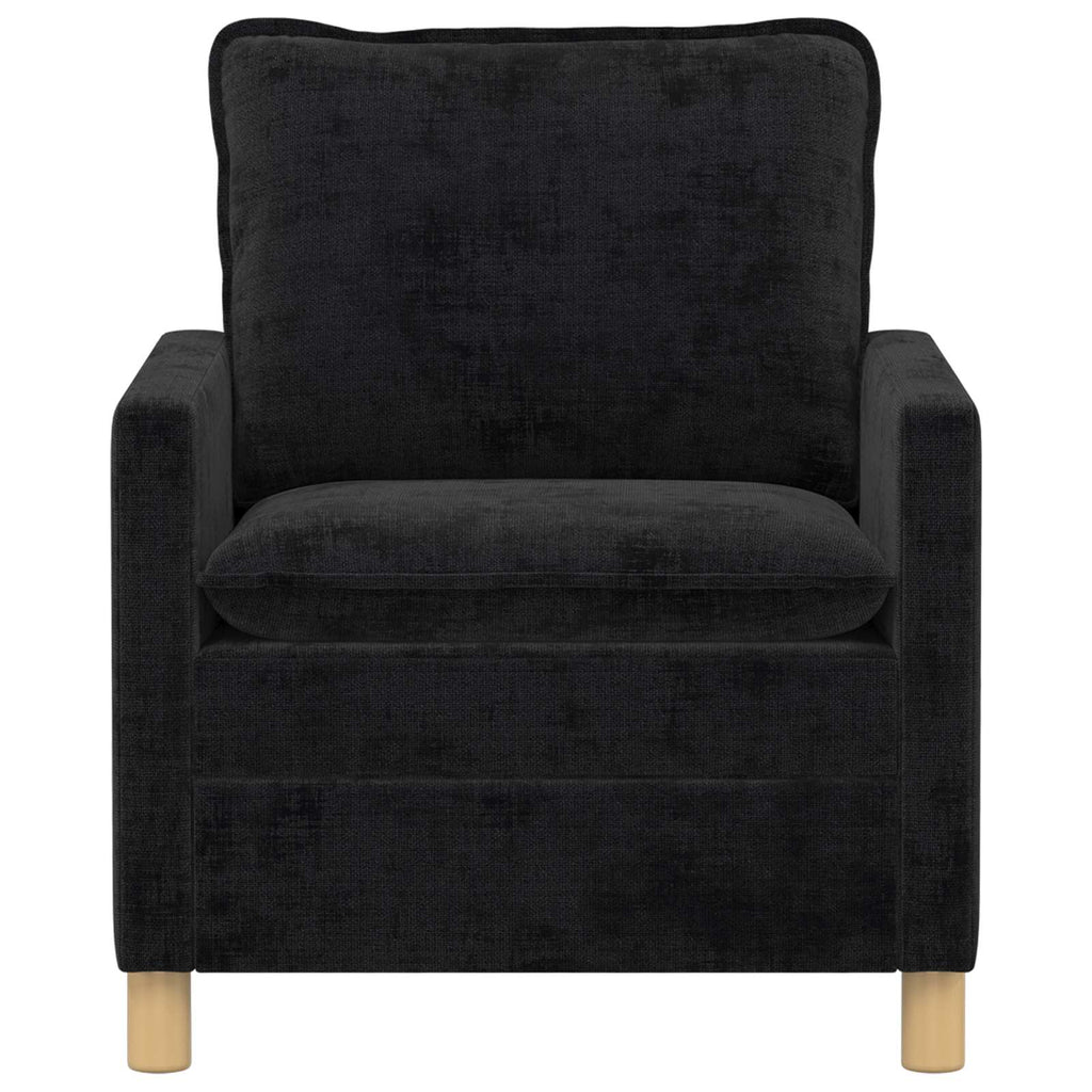 vidaXL Sofa Czarny 76 x 81 x 87,5 cm Poliester