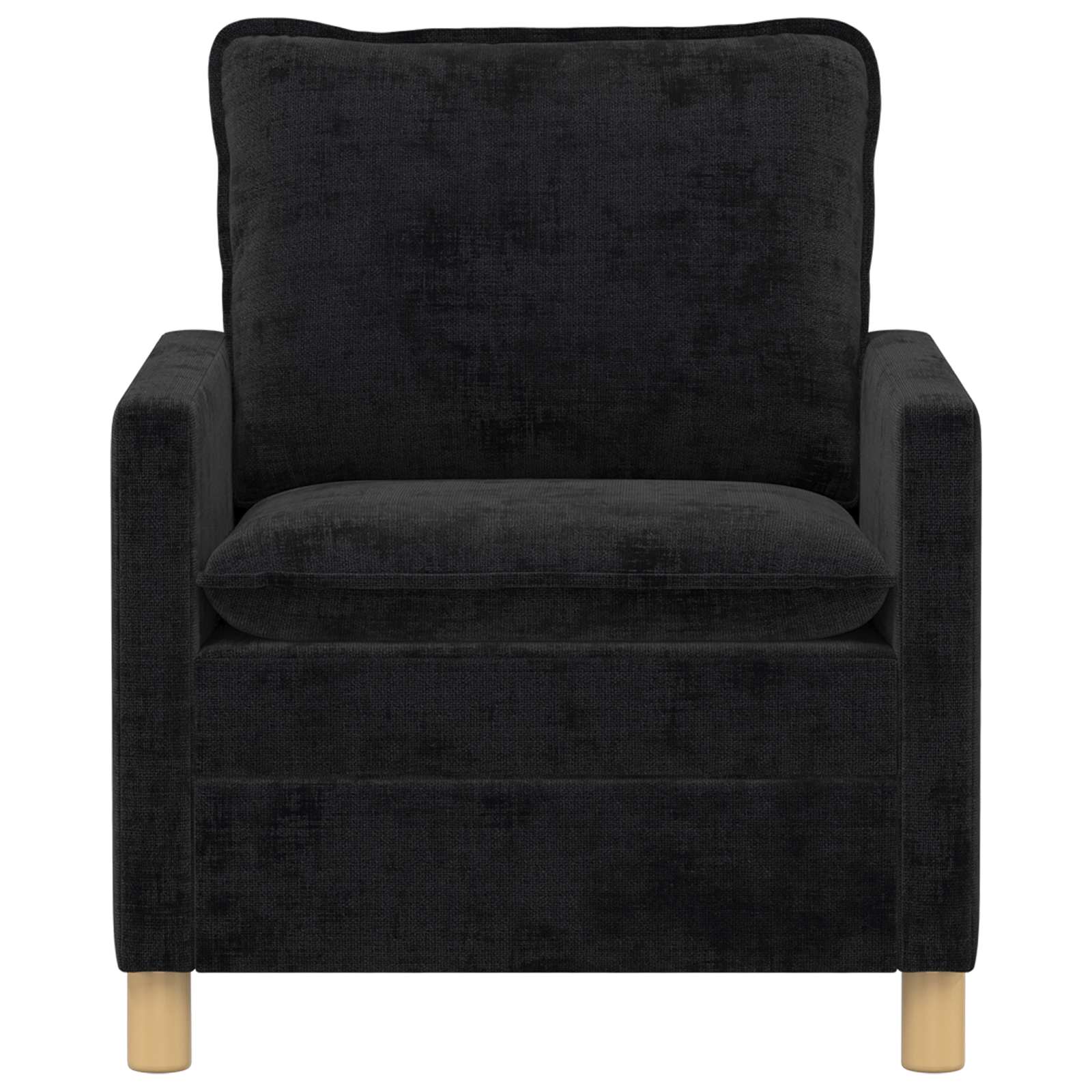 vidaXL Sofa Czarny 76 x 81 x 87,5 cm Poliester