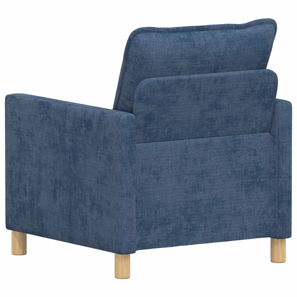 vidaXL Sofa niebieski 76 x 81 x 87,5 cm Poliester