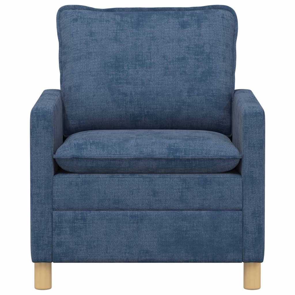 vidaXL Sofa niebieski 76 x 81 x 87,5 cm Poliester