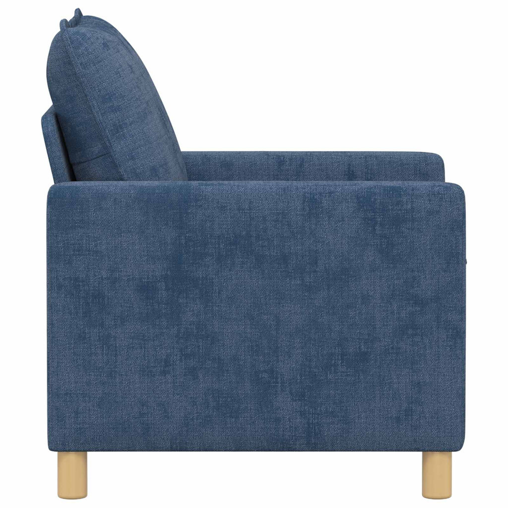 vidaXL Sofa niebieski 76 x 81 x 87,5 cm Poliester