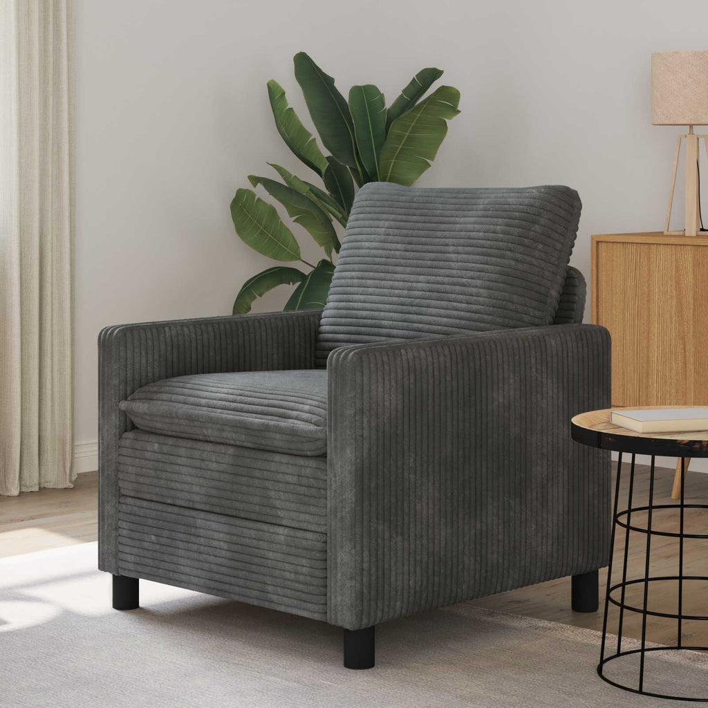 vidaXL Sofa jasnoszary 76 x 81 x 87,5 cm Poliester