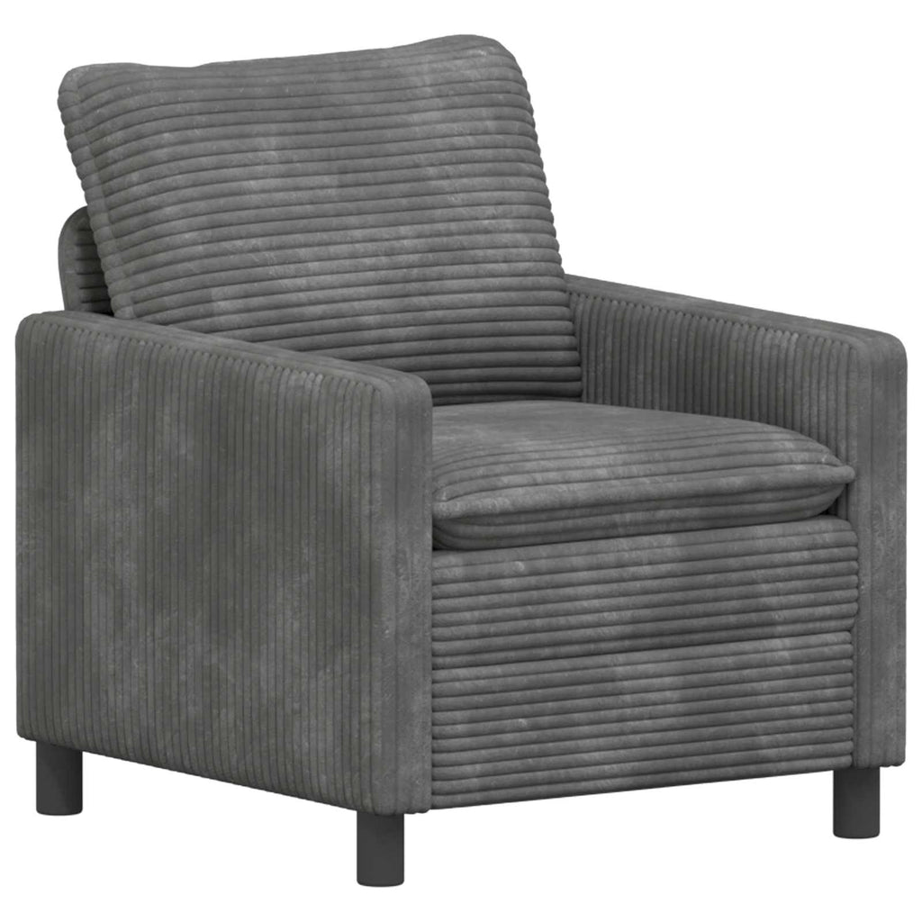 vidaXL Sofa jasnoszary 76 x 81 x 87,5 cm Poliester