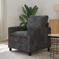 vidaXL Sofa ciemnoszary 76 x 81 x 87,5 cm Poliester