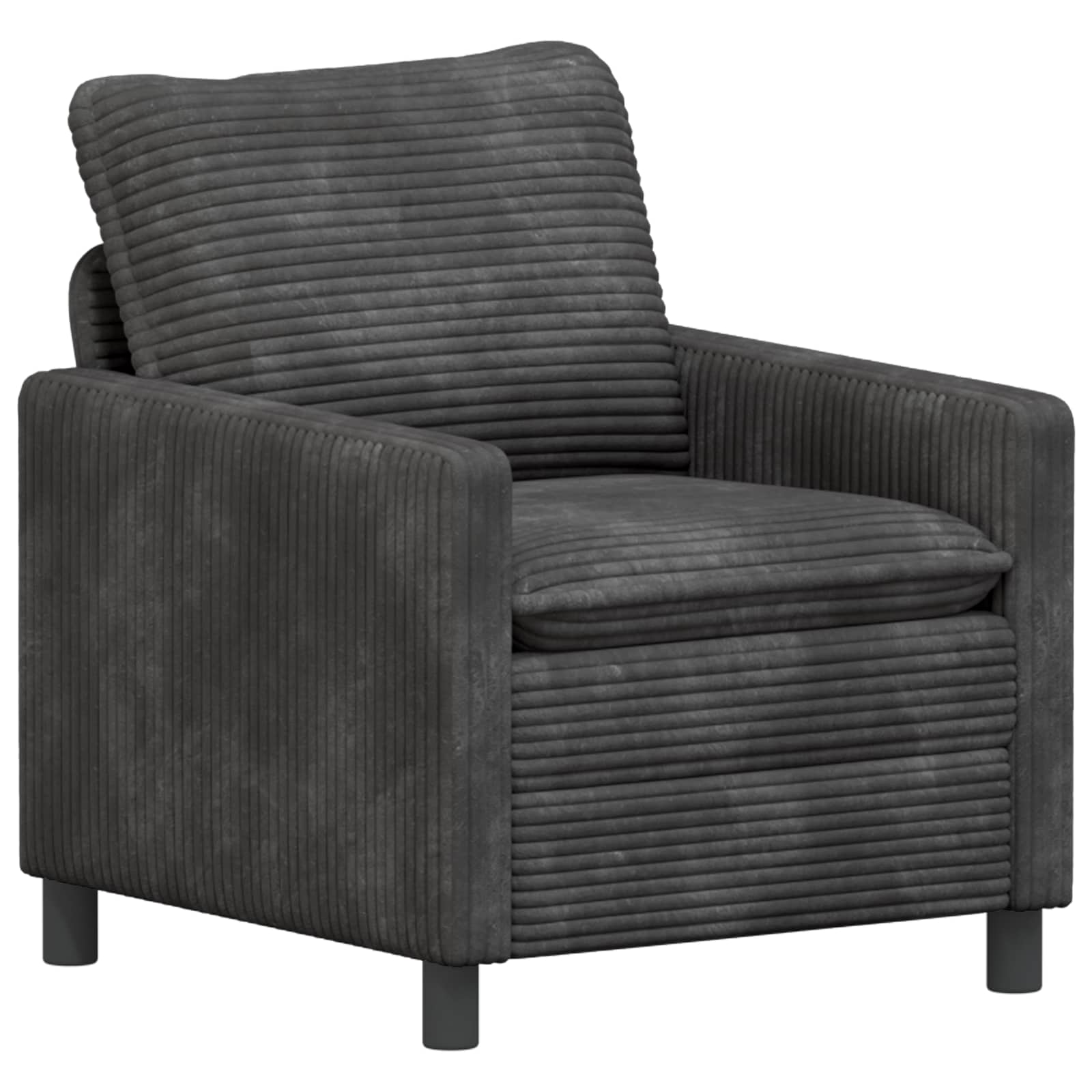 vidaXL Sofa ciemnoszary 76 x 81 x 87,5 cm Poliester