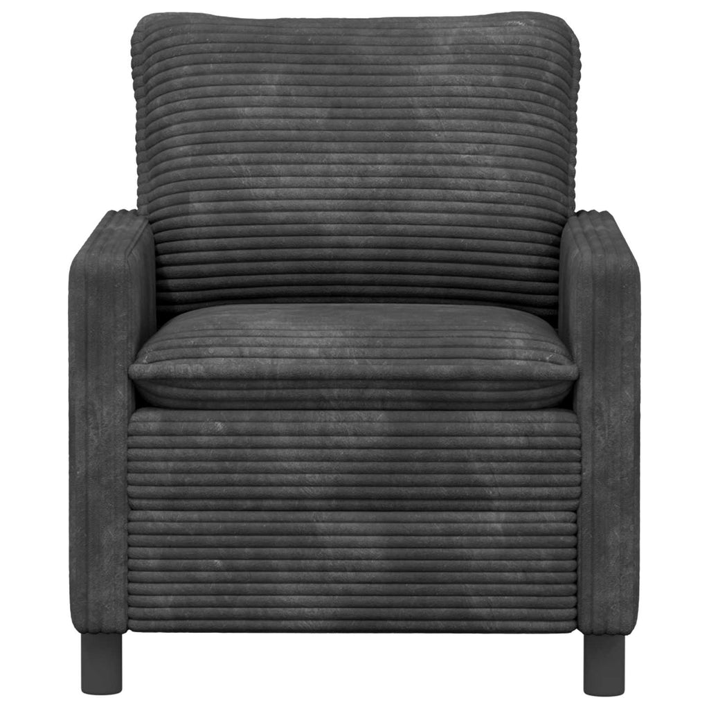 vidaXL Sofa ciemnoszary 76 x 81 x 87,5 cm Poliester