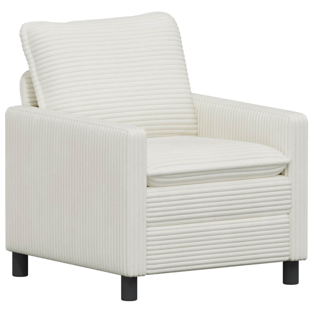 vidaXL Sofa kremowy 76 x 81 x 87,5 cm Poliester