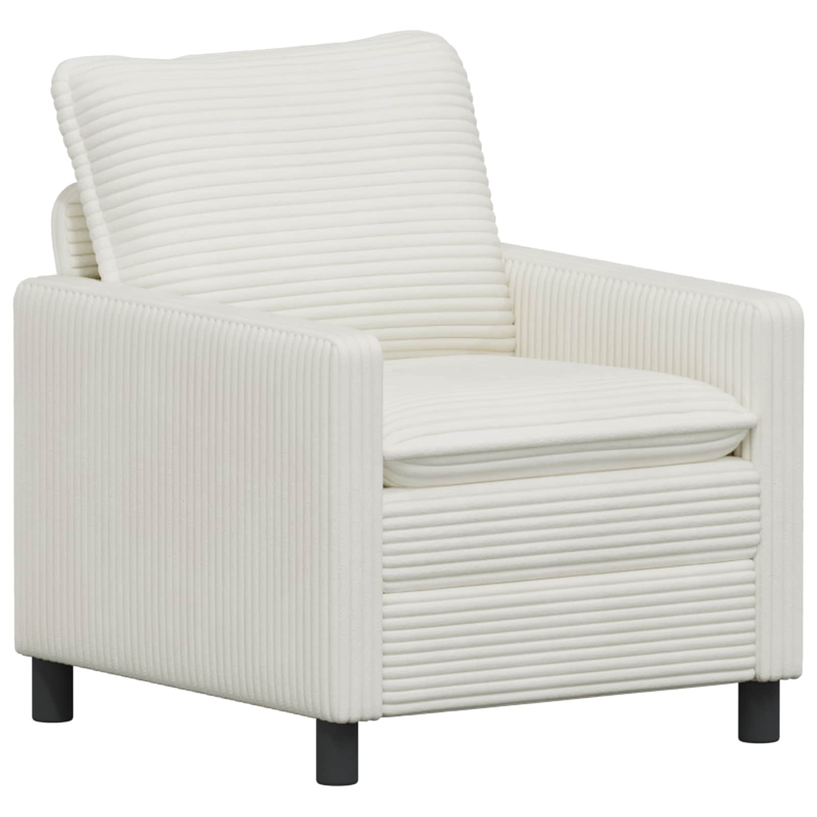 vidaXL Sofa kremowy 76 x 81 x 87,5 cm Poliester