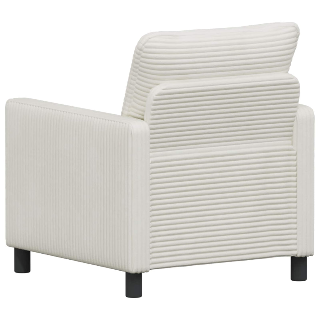 vidaXL Sofa kremowy 76 x 81 x 87,5 cm Poliester