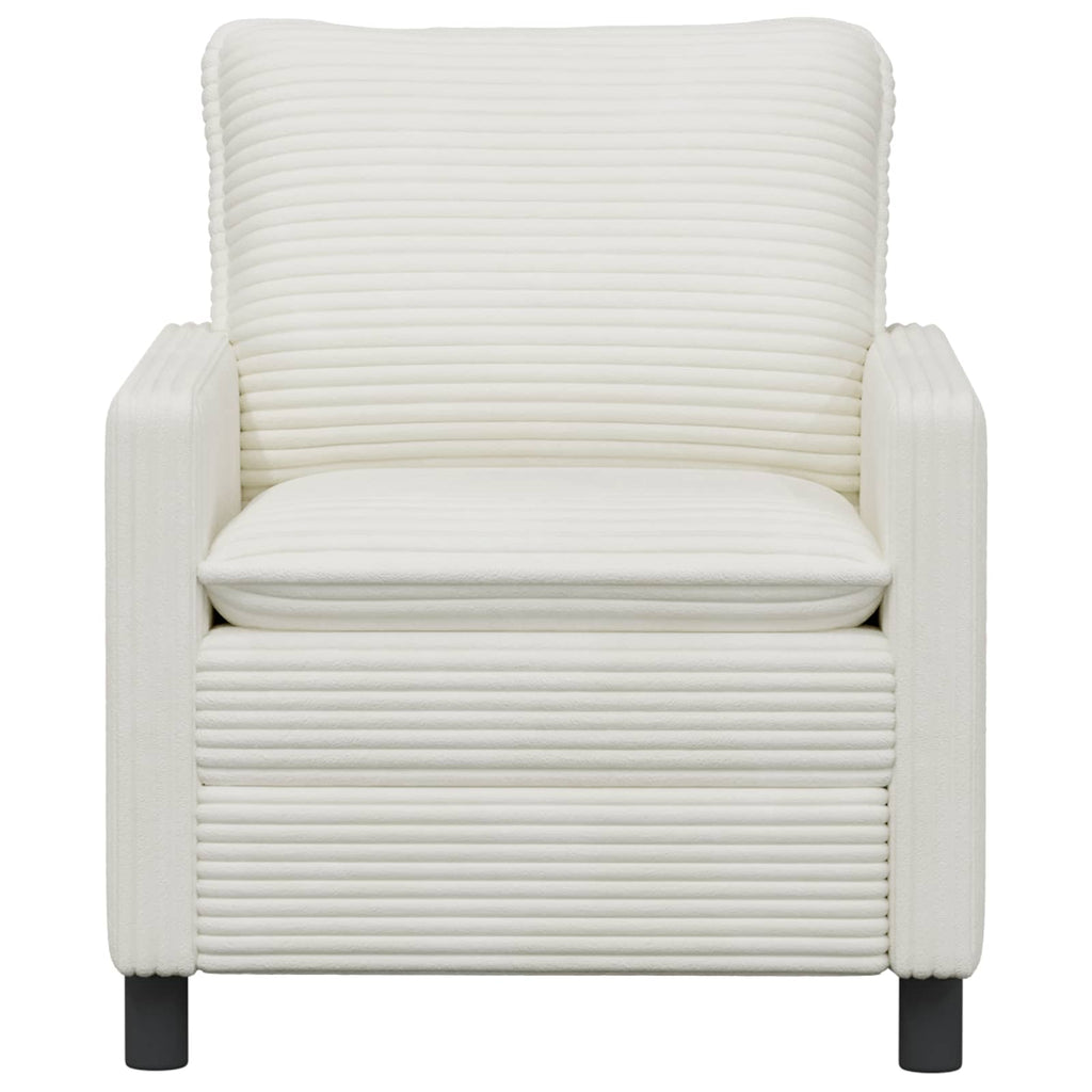 vidaXL Sofa kremowy 76 x 81 x 87,5 cm Poliester