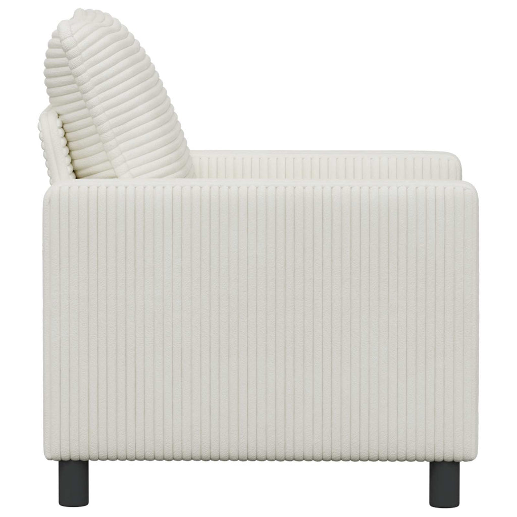 vidaXL Sofa kremowy 76 x 81 x 87,5 cm Poliester