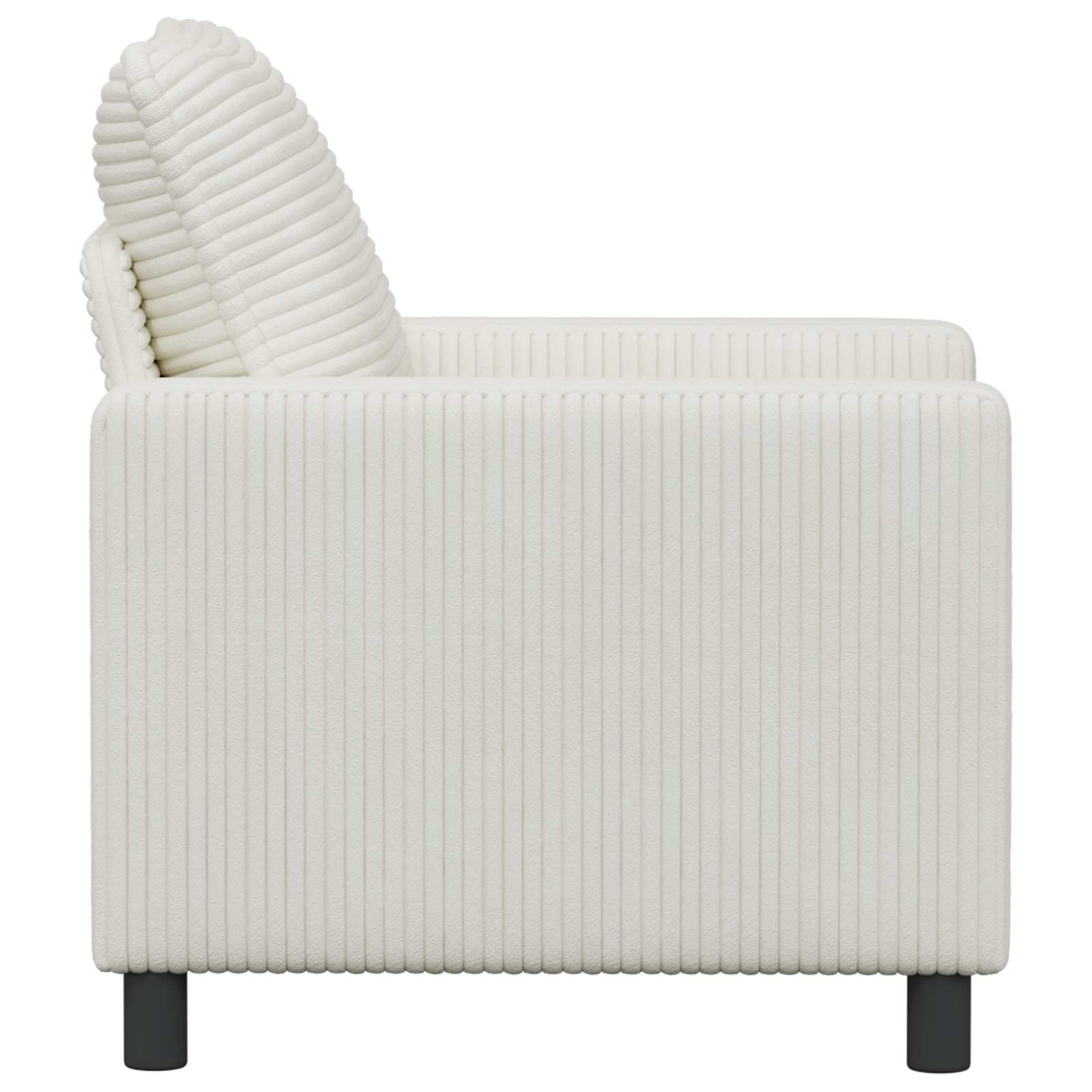 vidaXL Sofa kremowy 76 x 81 x 87,5 cm Poliester