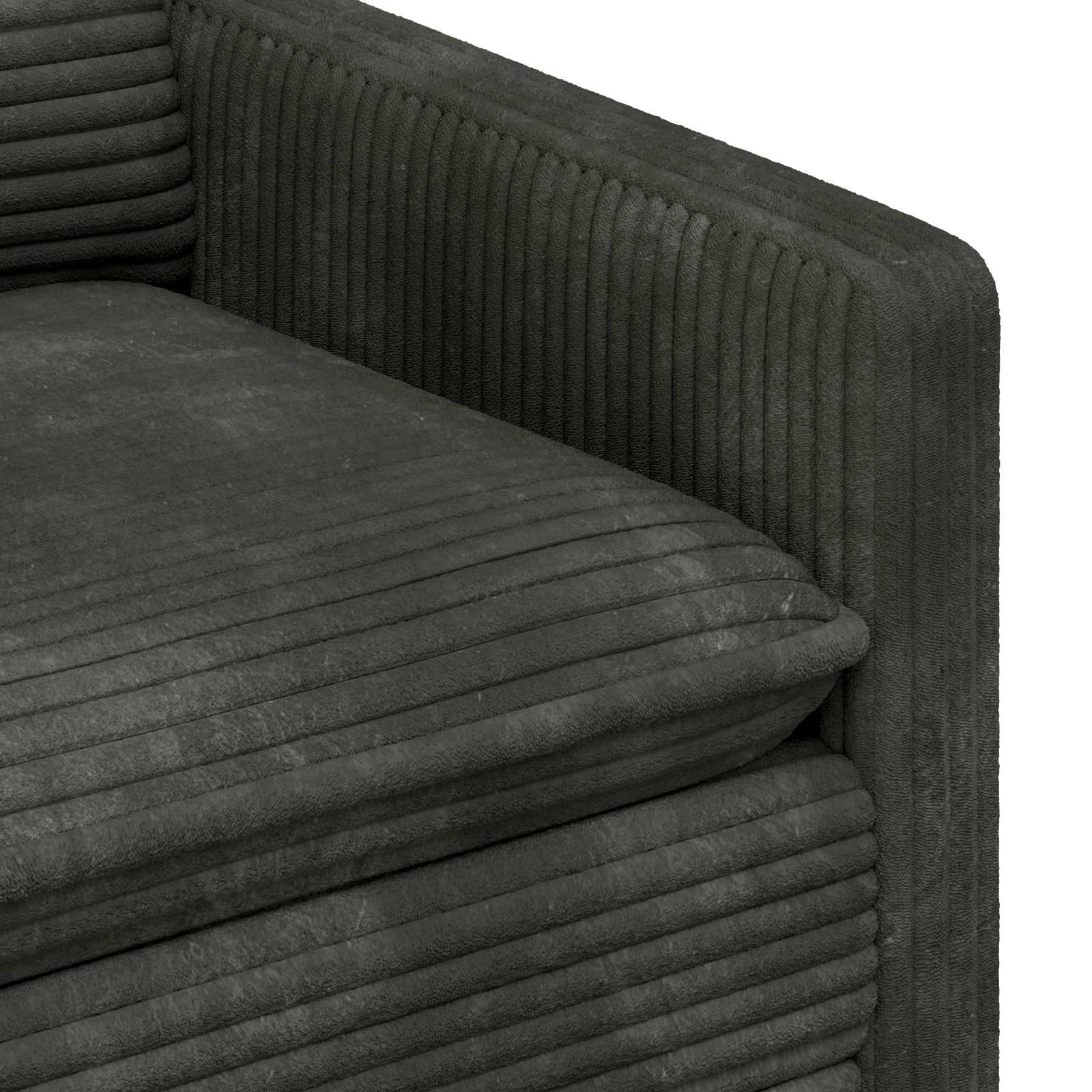 vidaXL Sofa antracytowy 76 x 81 x 87,5 cm Poliester