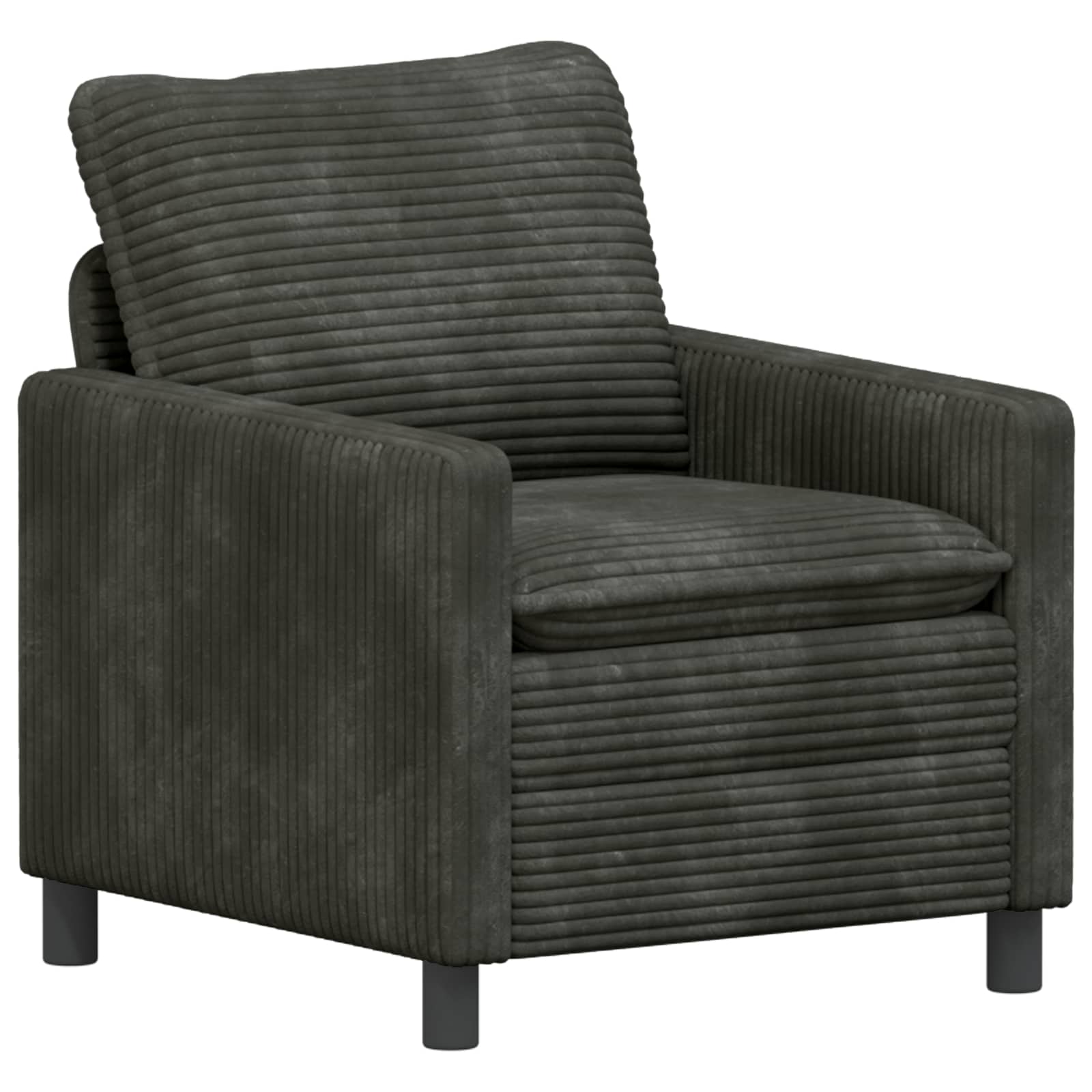 vidaXL Sofa antracytowy 76 x 81 x 87,5 cm Poliester