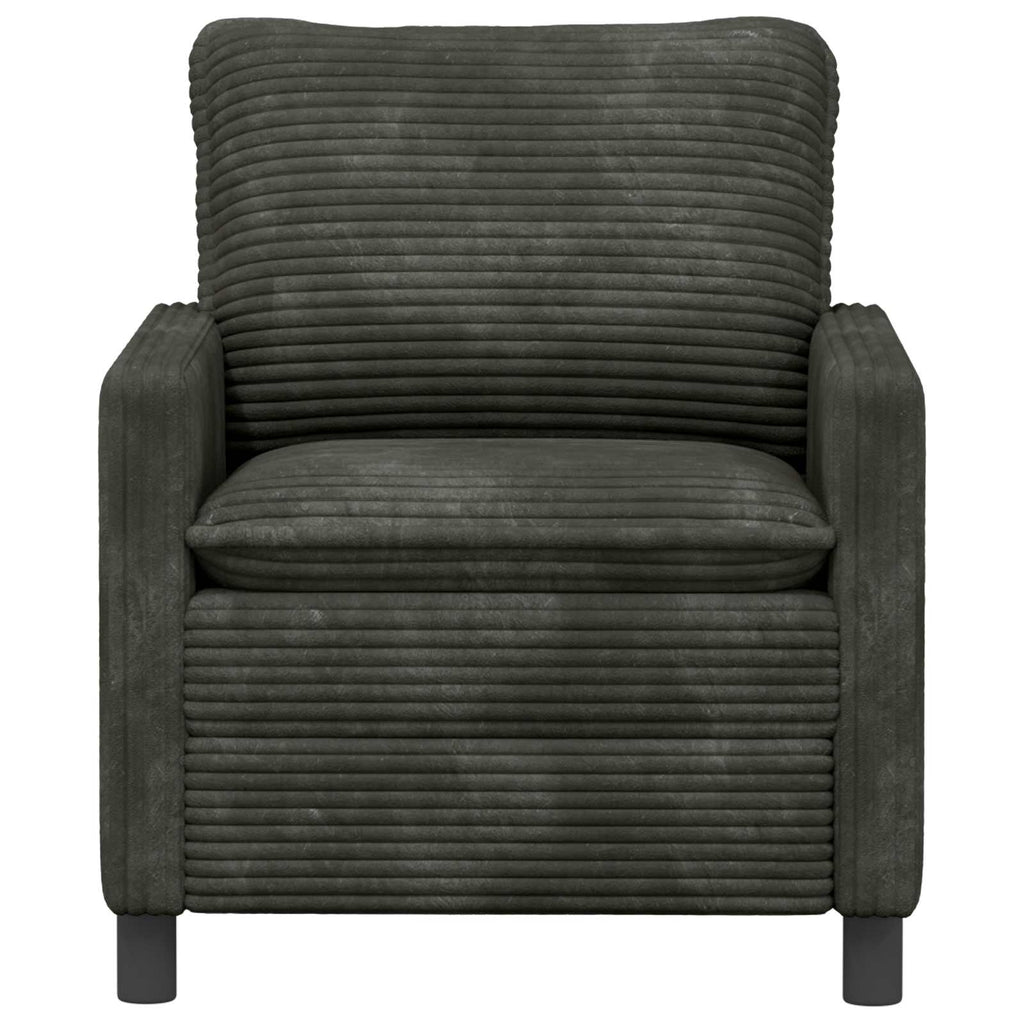 vidaXL Sofa antracytowy 76 x 81 x 87,5 cm Poliester