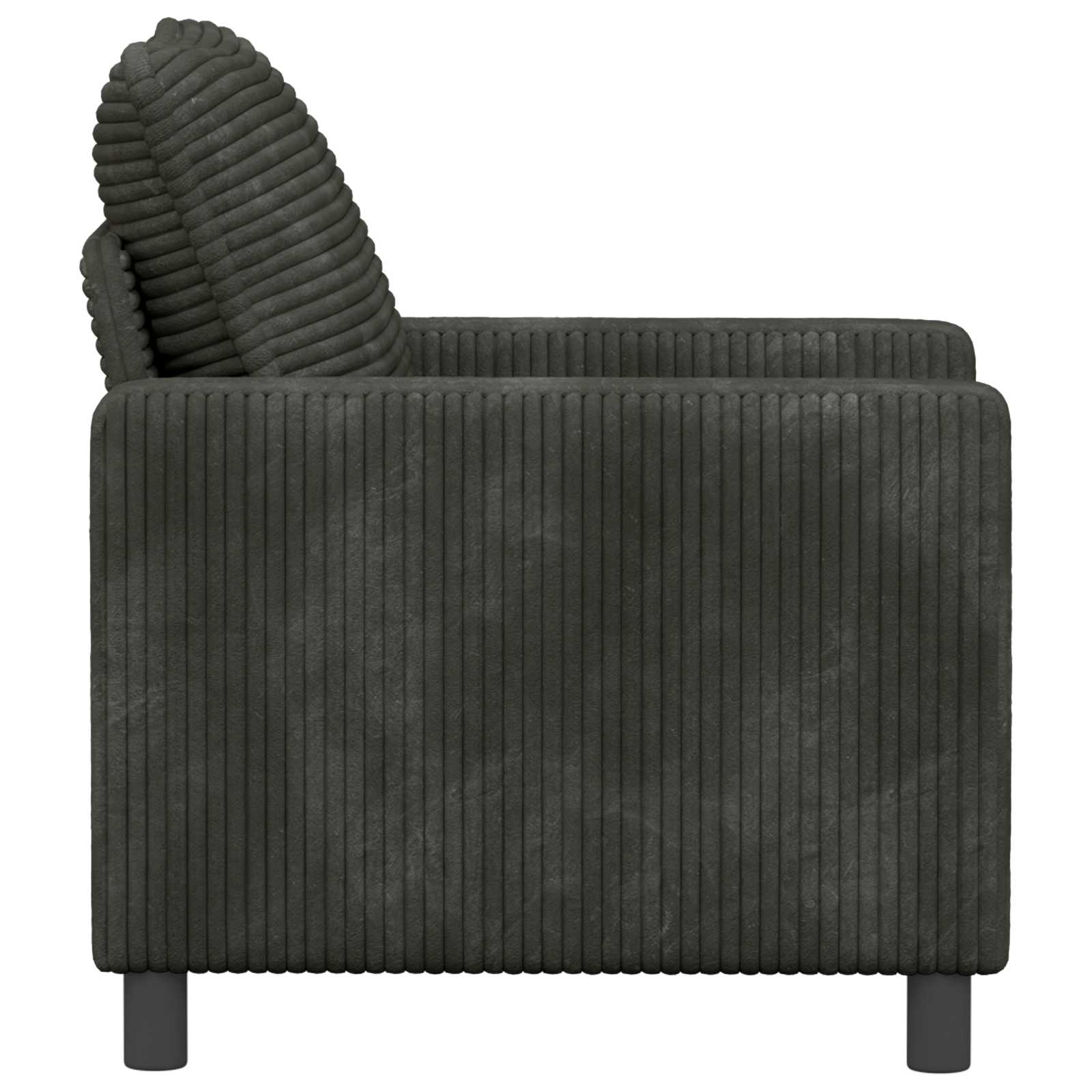 vidaXL Sofa antracytowy 76 x 81 x 87,5 cm Poliester