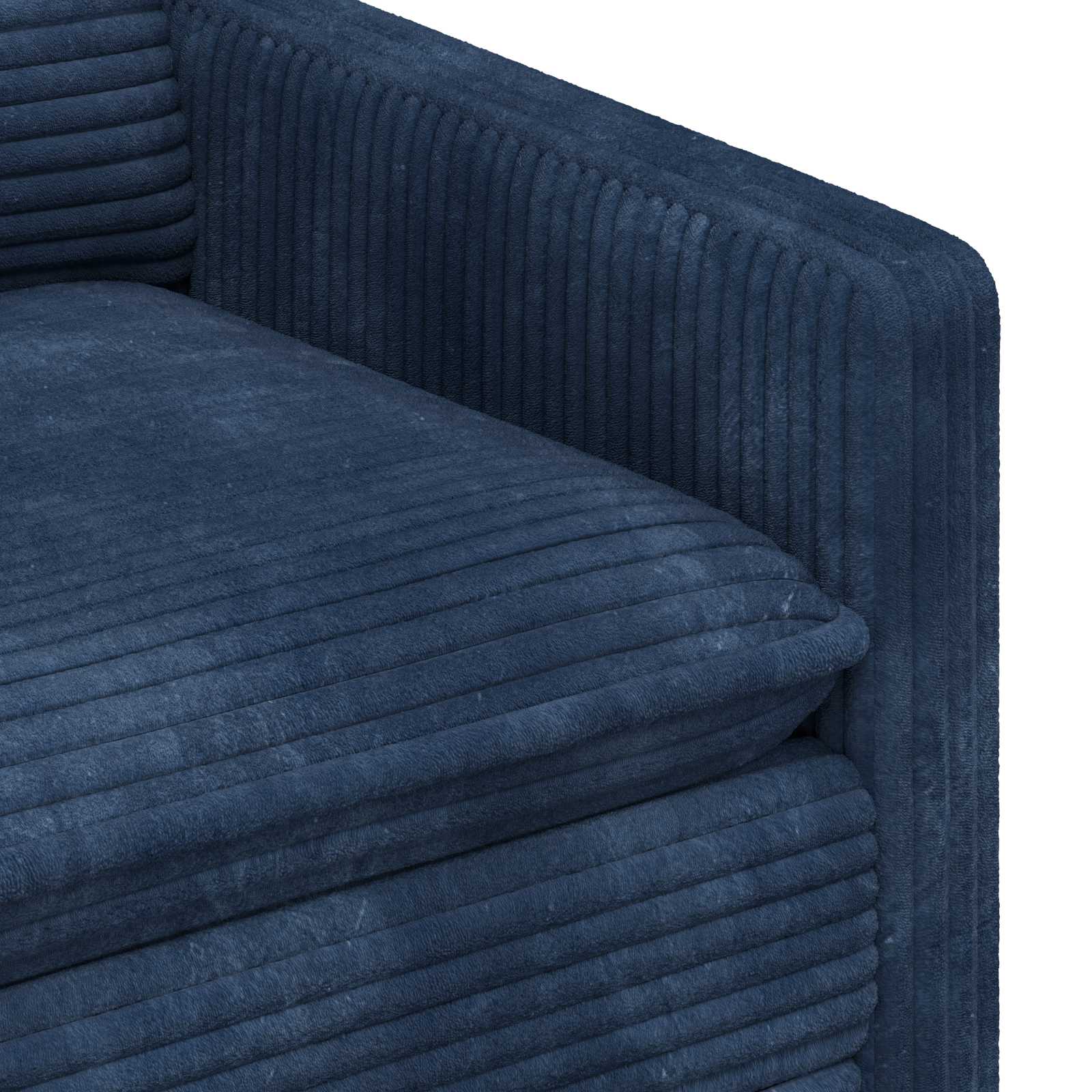 vidaXL Sofa Granatowy 76 x 81 x 87,5 cm Poliester