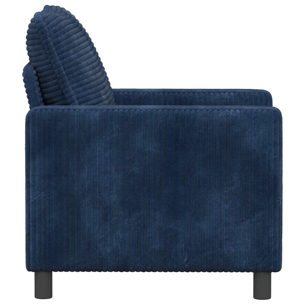 vidaXL Sofa Granatowy 76 x 81 x 87,5 cm Poliester