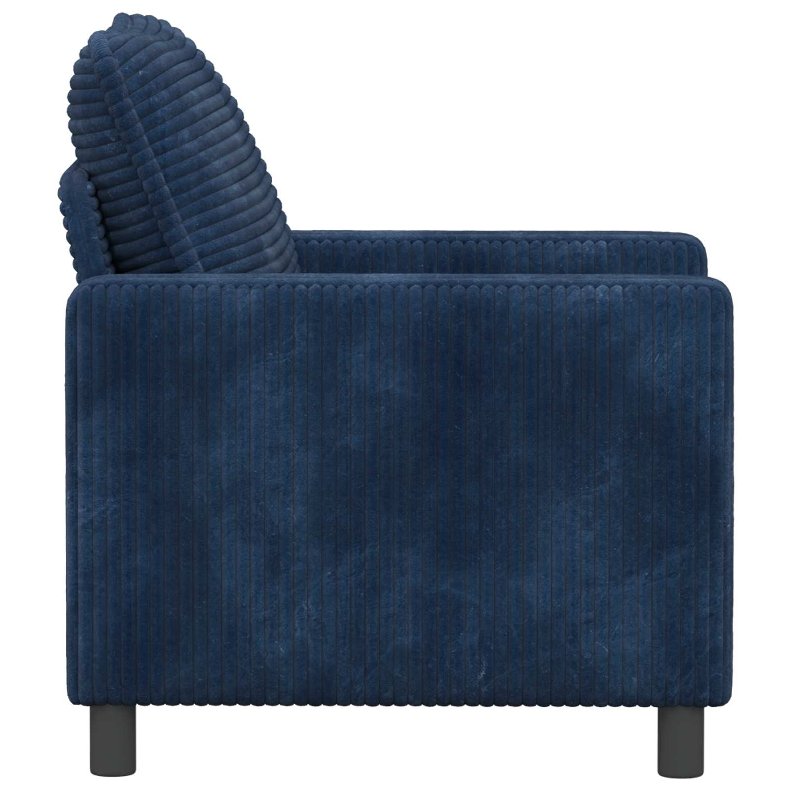 vidaXL Sofa Granatowy 76 x 81 x 87,5 cm Poliester
