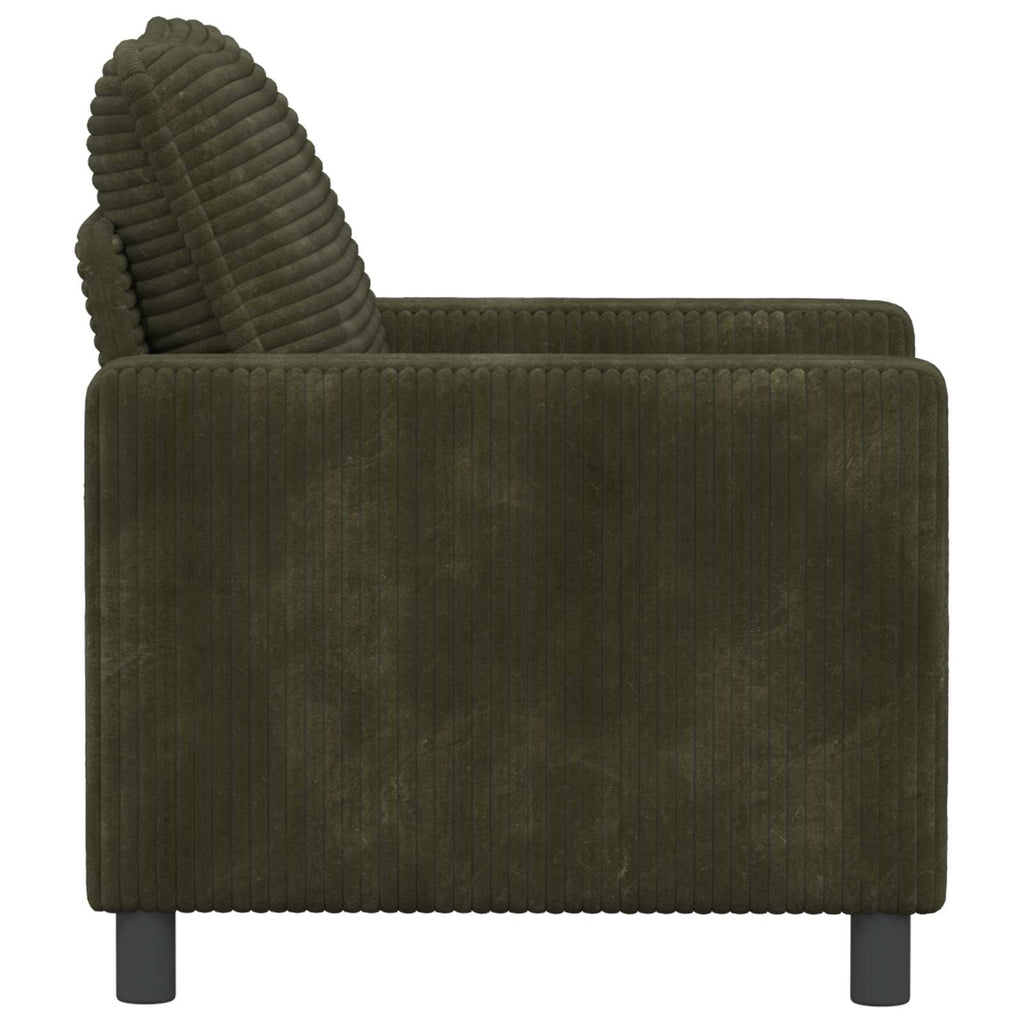vidaXL Sofa zielony 76 x 81 x 87,5 cm Poliester