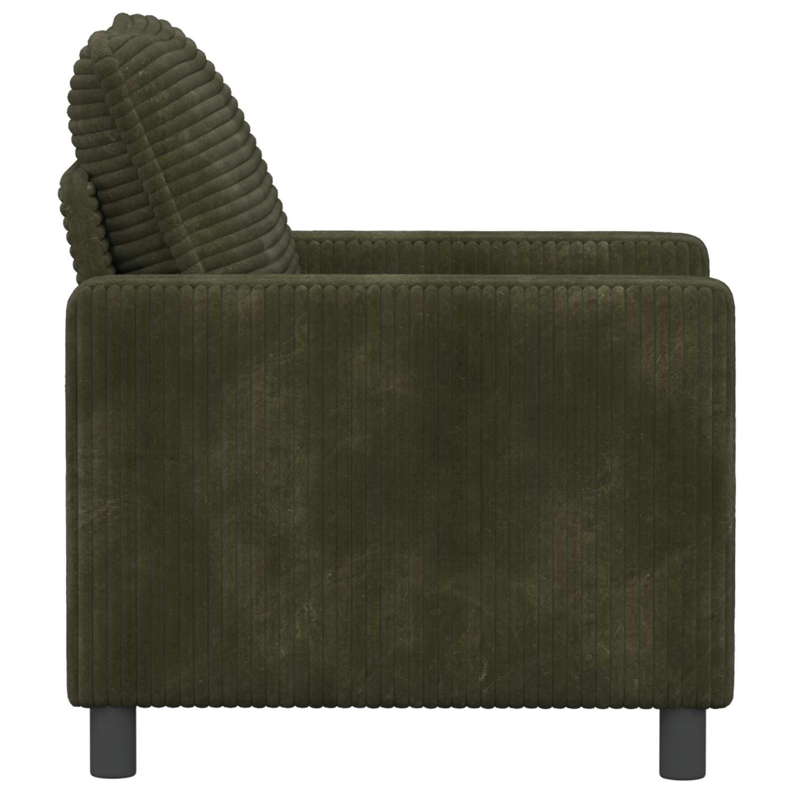 vidaXL Sofa zielony 76 x 81 x 87,5 cm Poliester