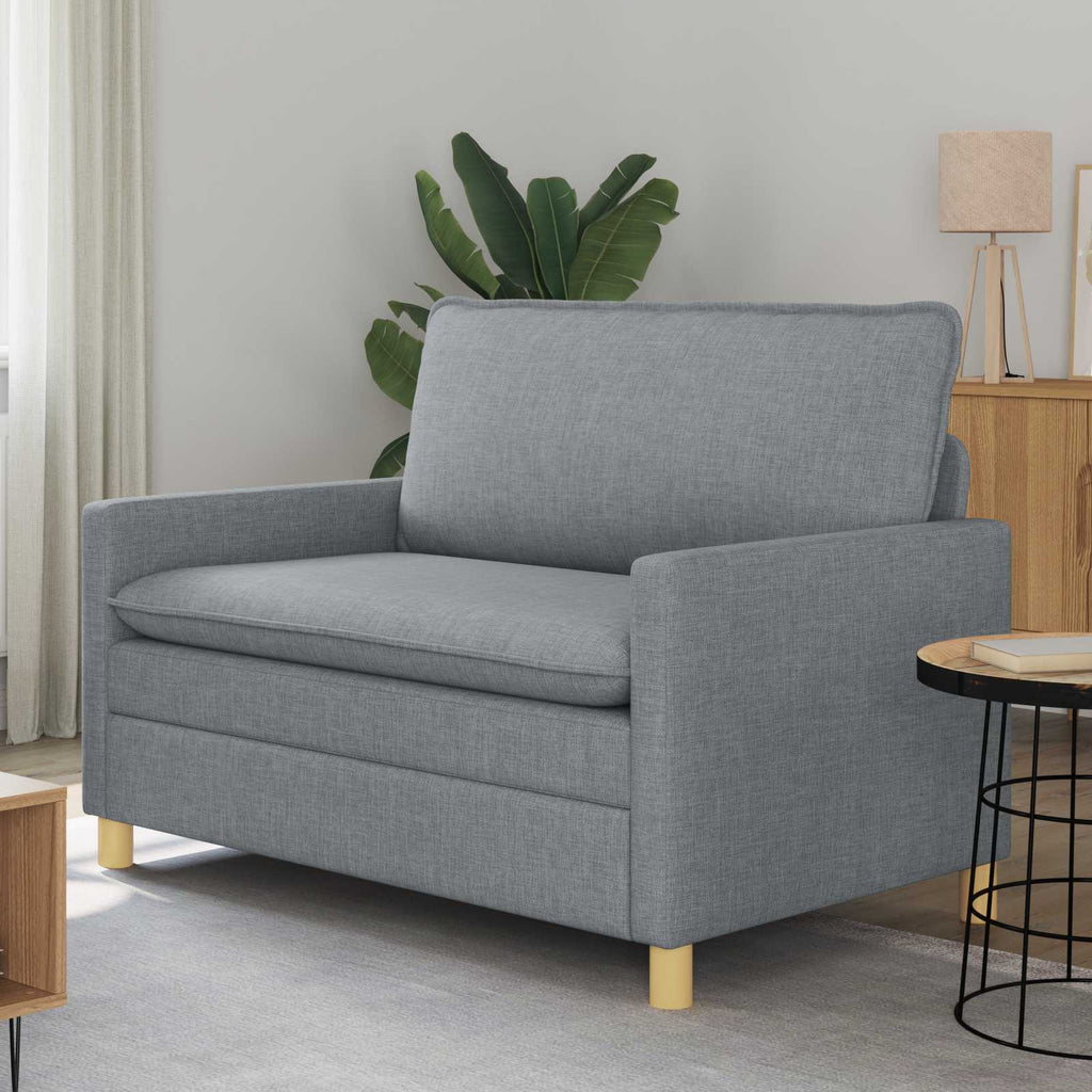 vidaXL Sofa jasnoszary 126 x 81 x 87,5 cm