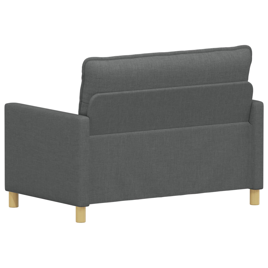 vidaXL Sofa ciemnoszary 126 x 81 x 87,5 cm tkanina