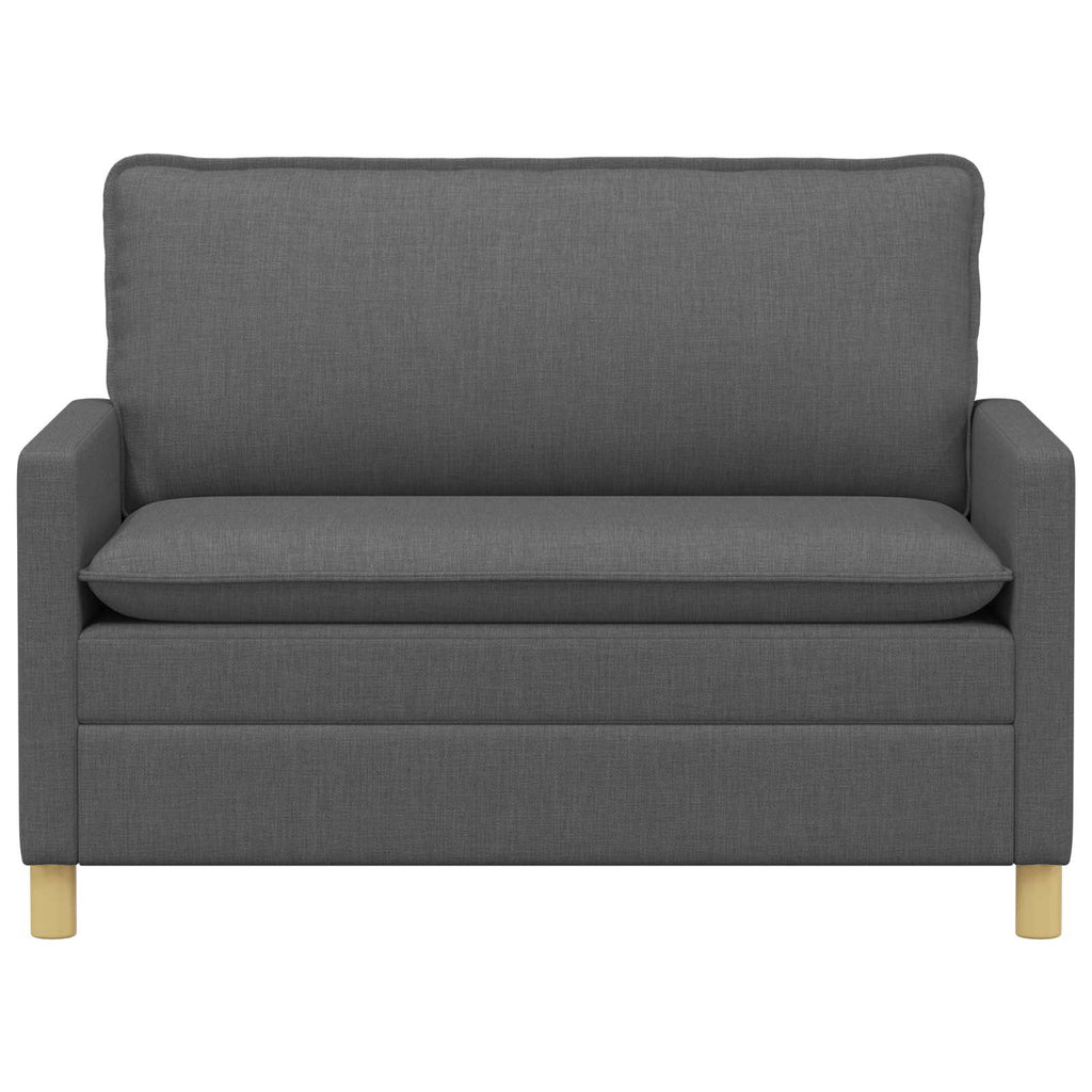 vidaXL Sofa ciemnoszary 126 x 81 x 87,5 cm tkanina