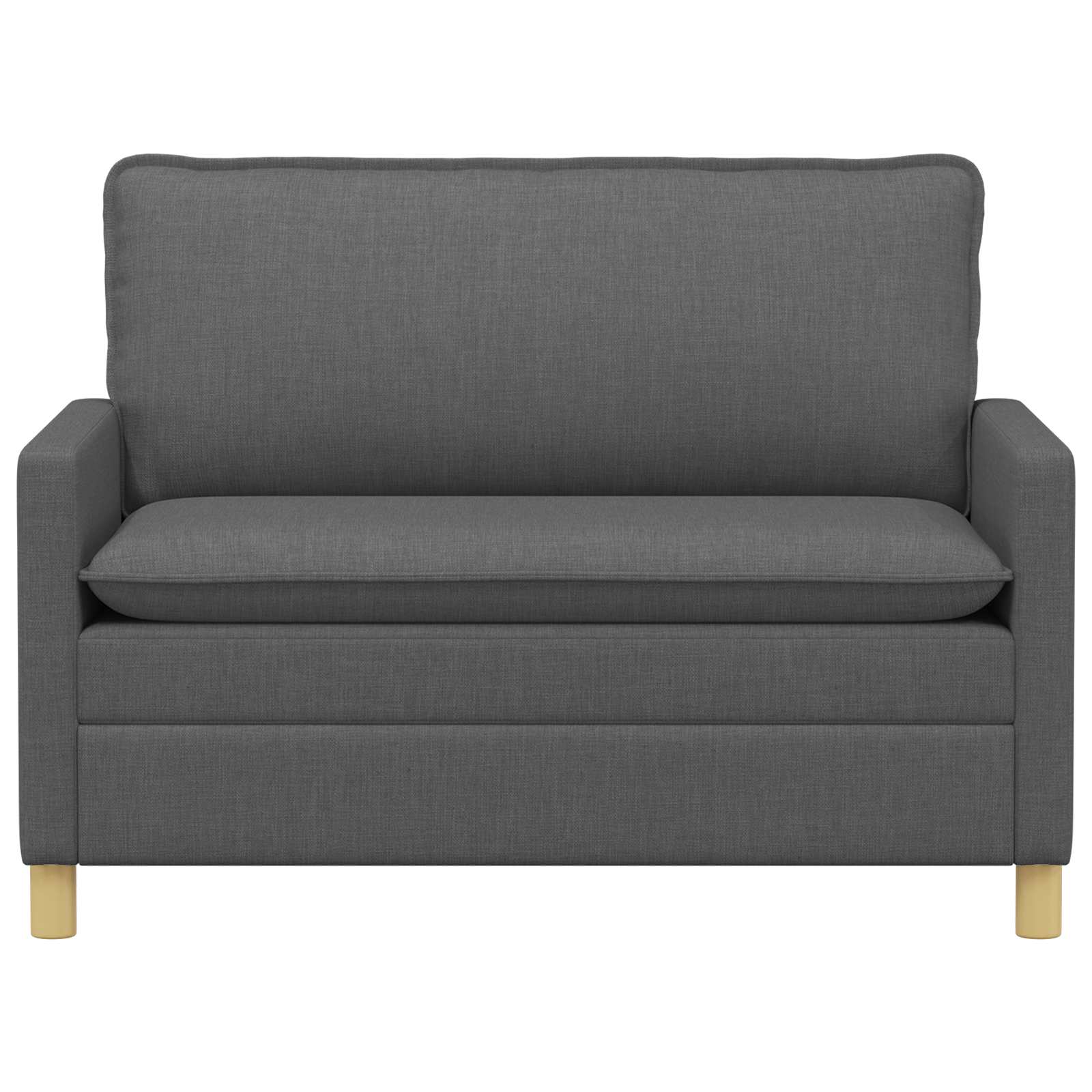 vidaXL Sofa ciemnoszary 126 x 81 x 87,5 cm tkanina