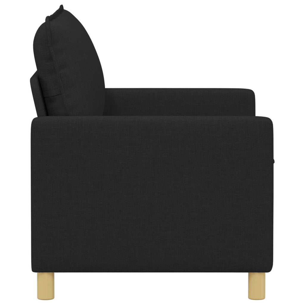 vidaXL Sofa Czarny 126 x 81 x 87,5 cm