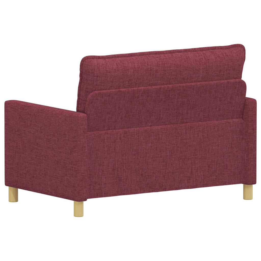 vidaXL Sofa Czerwone wino 126 x 81 x 87,5 cm tkanina