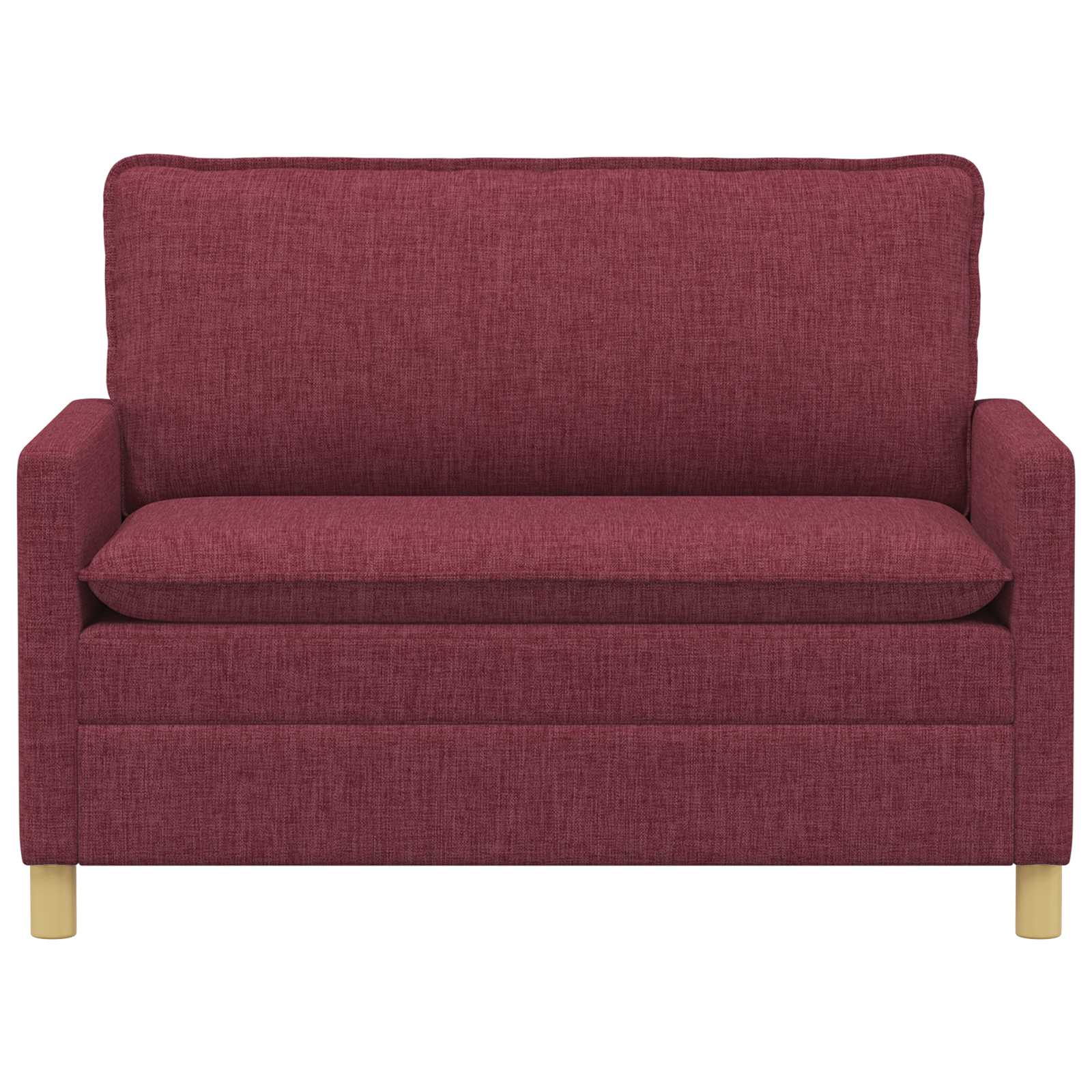 vidaXL Sofa Czerwone wino 126 x 81 x 87,5 cm tkanina