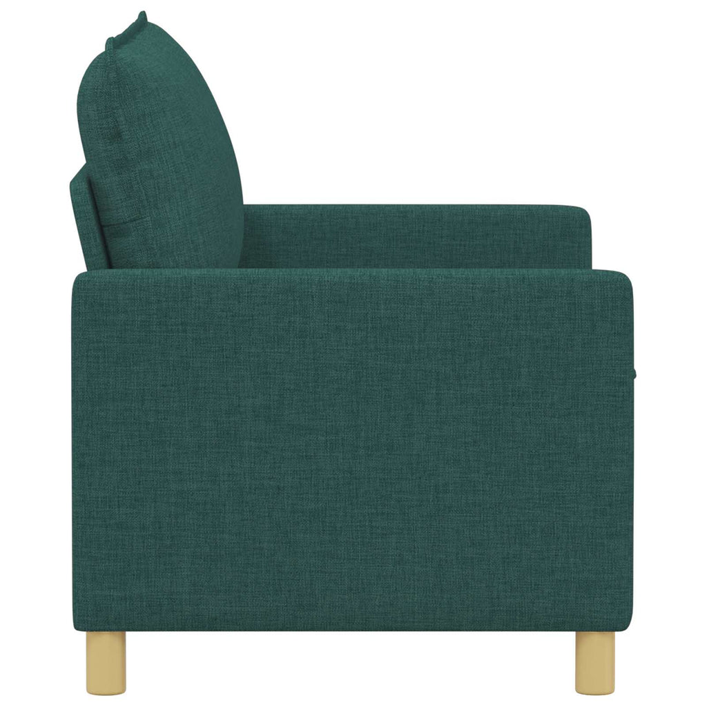 vidaXL Sofa Ciemnozielony 126 x 81 x 87,5 cm tkanina