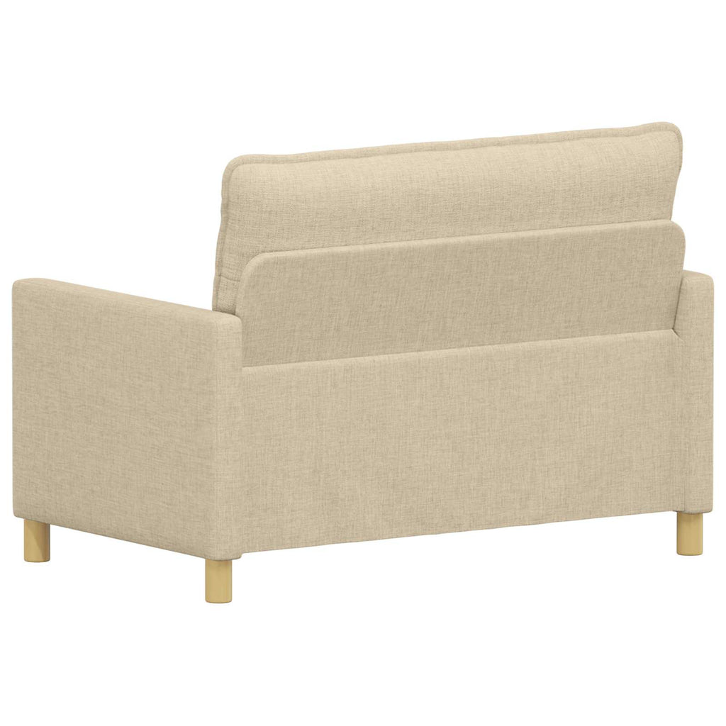 vidaXL Sofa kremowy 126 x 81 x 87,5 cm tkanina