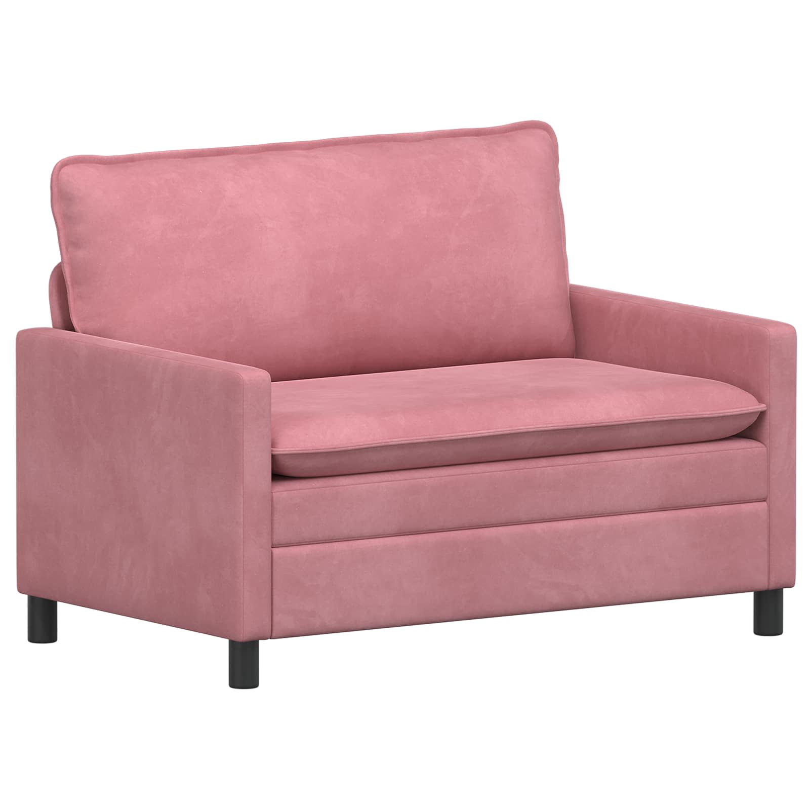 vidaXL Sofa różowy 126 x 81 x 87,5 cm Welur