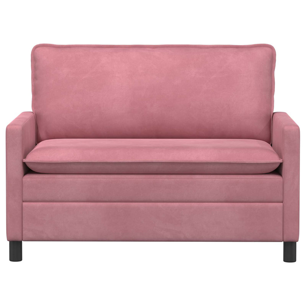 vidaXL Sofa różowy 126 x 81 x 87,5 cm Welur