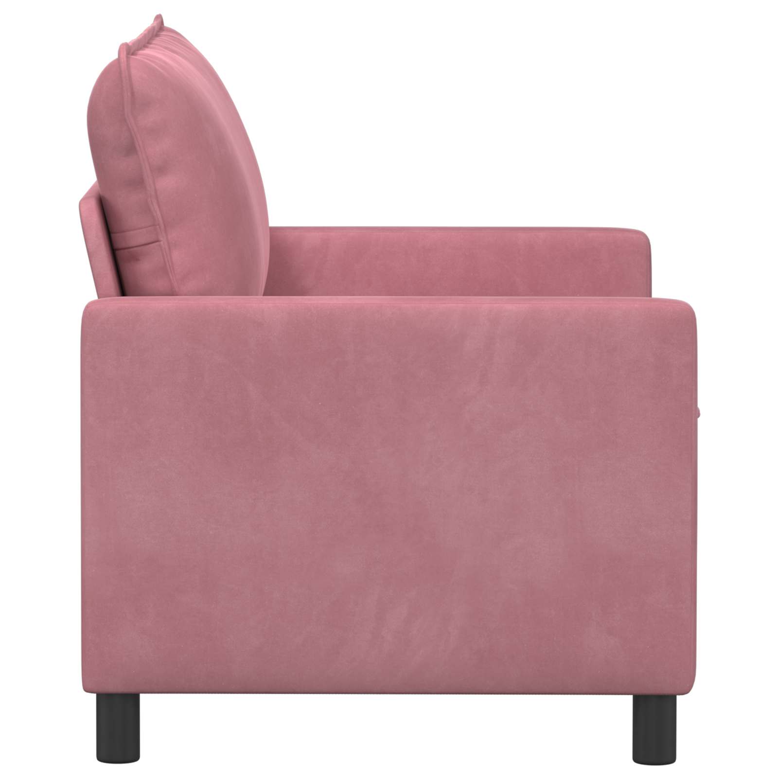 vidaXL Sofa różowy 126 x 81 x 87,5 cm Welur